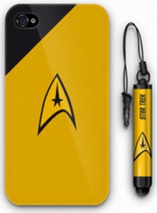 Star Trek - iPhone 4s Case and Stylus - Command Yellow Badge