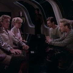 Symbiosis, TNG S1 E22 Review, The Battle Bridge