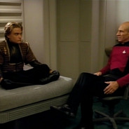 Suddenly Human, TNG S4 E04 Review, The Battle Bridge