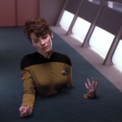In Theory, TNG S4 E25 Review, The Battle Bridge