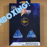 Fanattik Starfleet Academy 3 Pin Set Unboxing and Review